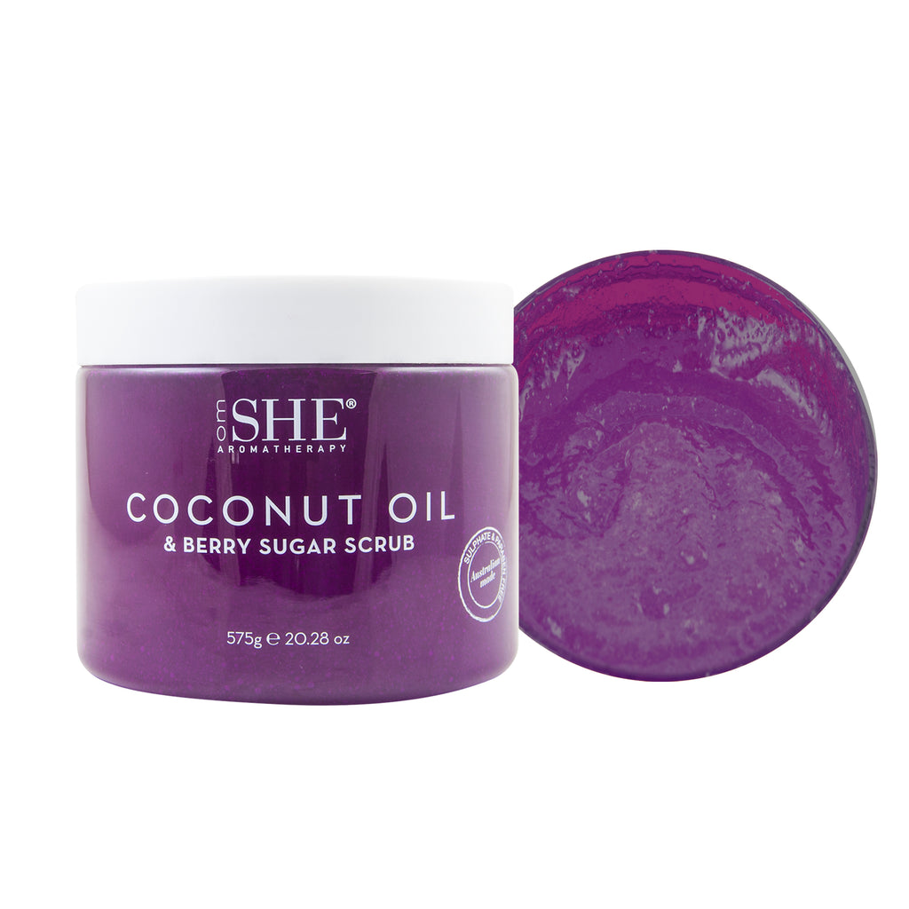 Coconut Oil Sugar Scrub - Berry