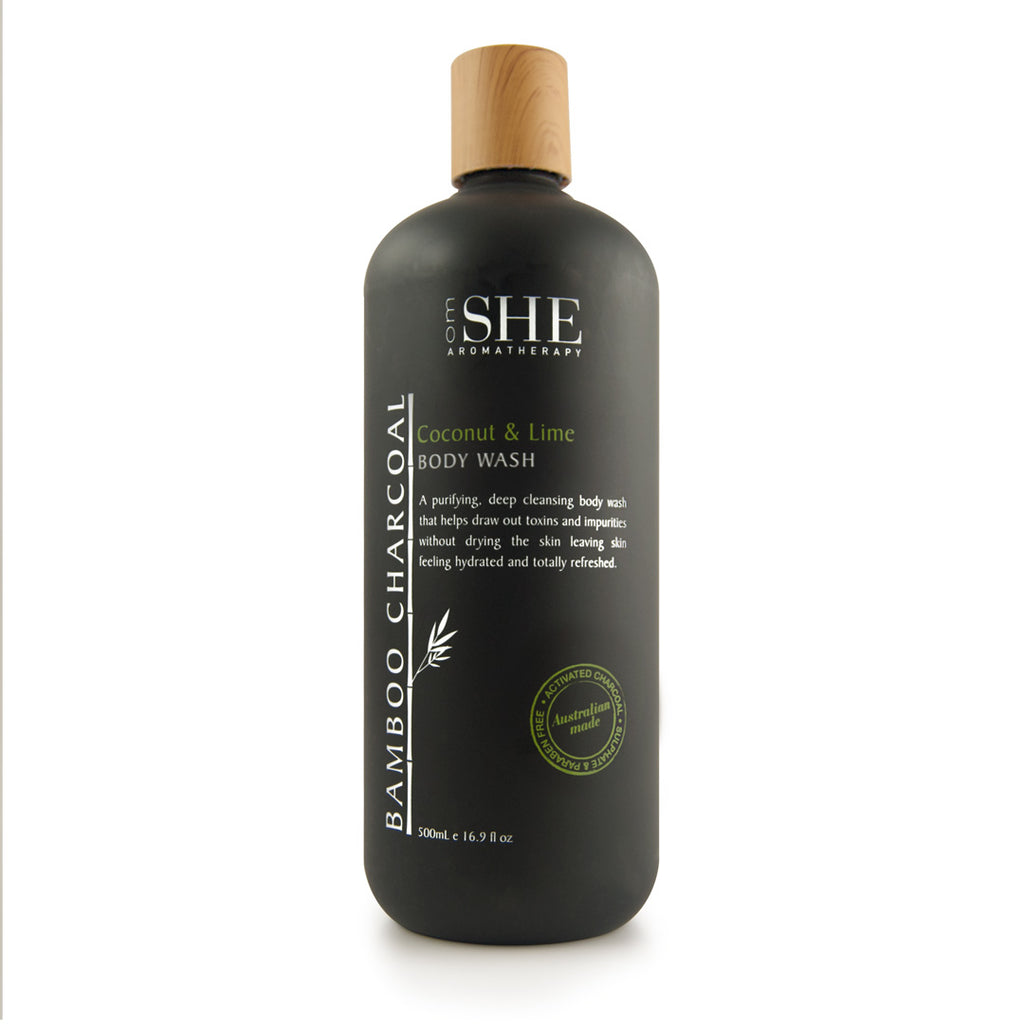 Bamboo Charcoal Body Wash - Coconut & Lime