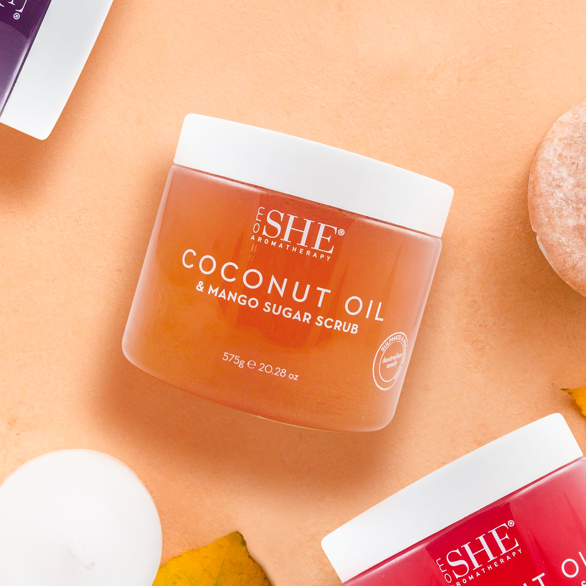 Coconut Oil Sugar Scrub - Mango