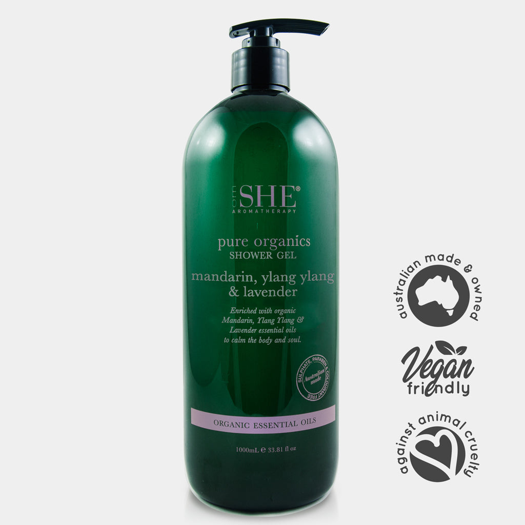 Shower Gel - Mandarin, Ylang Ylang & Lavender