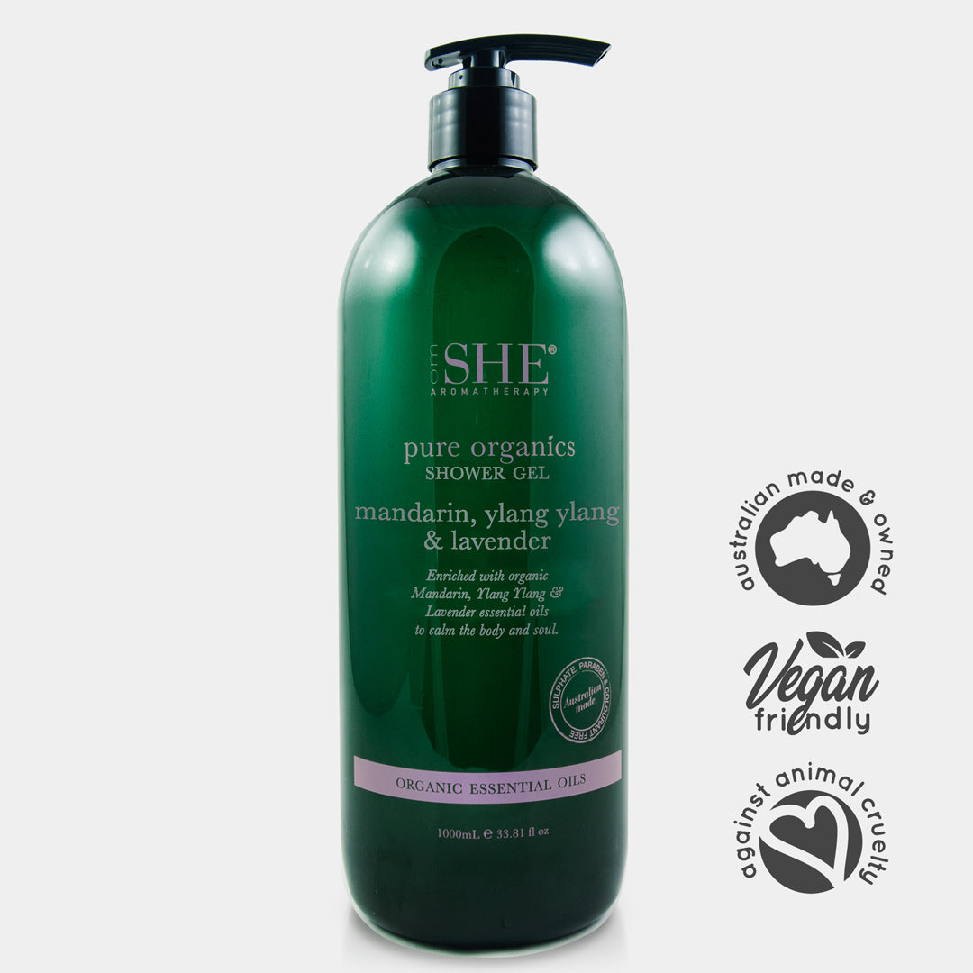 Shower Gel - Mandarin, Ylang Ylang & Lavender