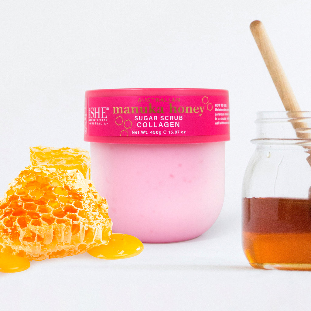 Australian Manuka Honey Body Scrub - COLLAGEN