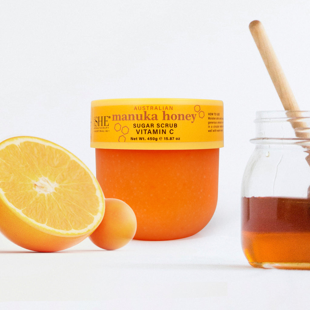 Australian Manuka Honey Body Scrub - VITAMIN C
