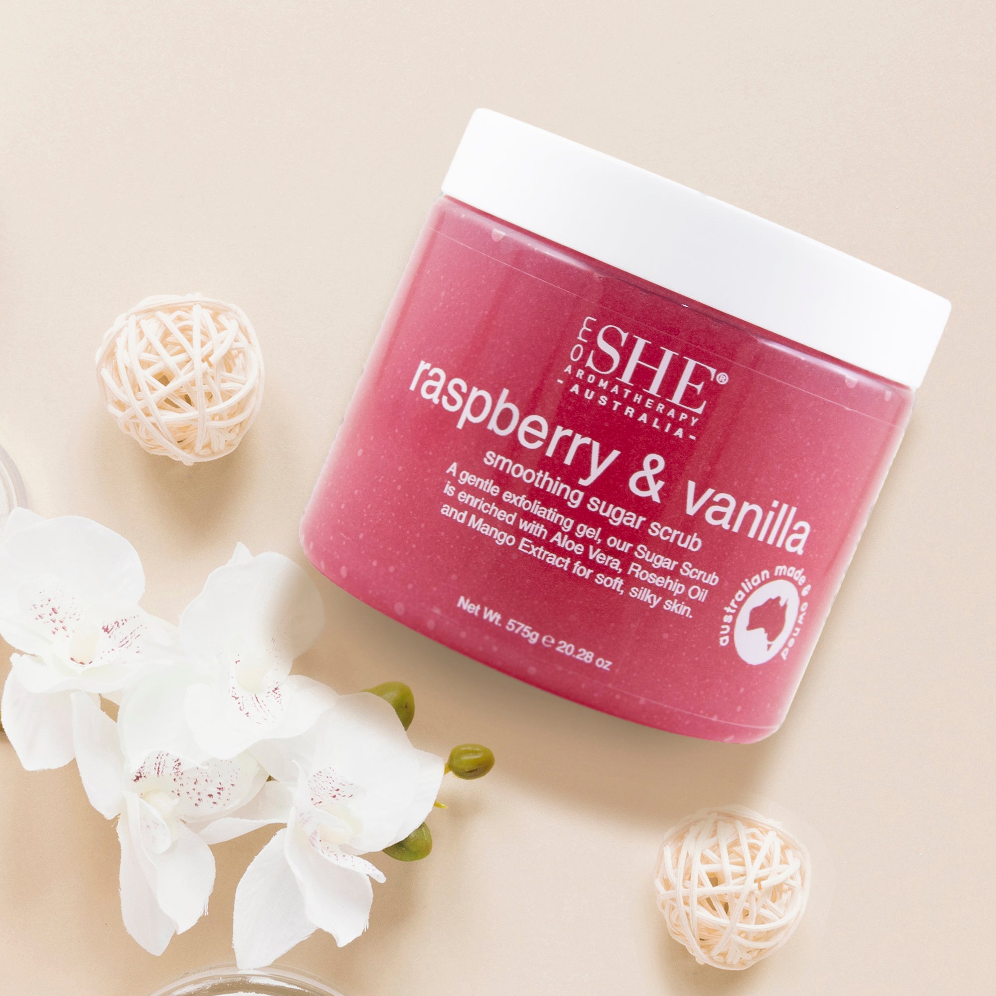 Smoothing Sugar Scrub - Raspberry & Vanilla